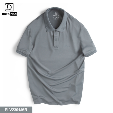 Áo Polo Nam DATAMAN basic tay ngắn vải cotton trơn chất thoáng khí thoải mái - PLV2301