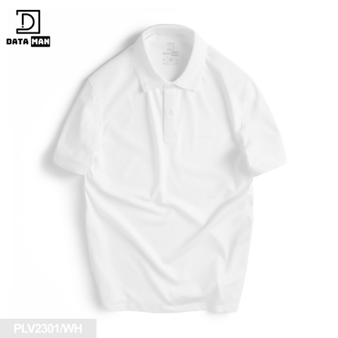 Áo Polo Nam DATAMAN basic tay ngắn vải cotton trơn chất thoáng khí thoải mái - PLV2301
