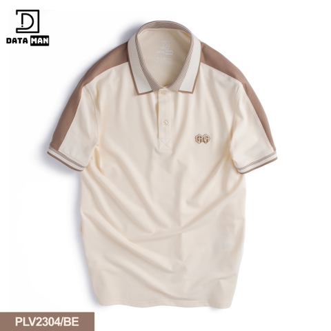 Áo Polo Nam DATAMAN cổ bẻ thêu LOGO nổi, vải cá sấu CVC cao cấp, nam tính, trẻ trung, thanh lịch - PLV2304