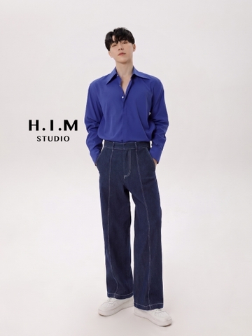 Quần Jeans ống rộng Amber Jeans H.I.M STUDIO - QJH2309