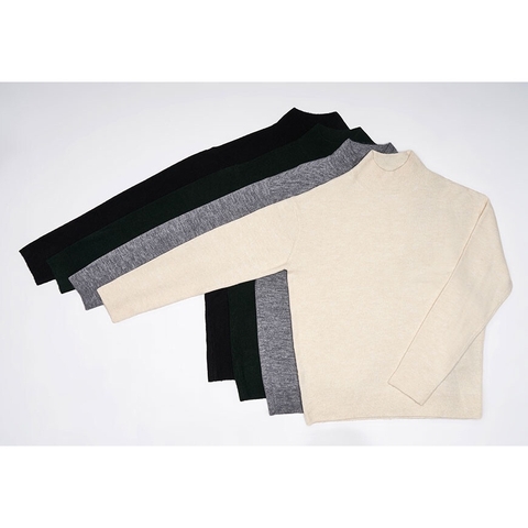 Áo len cổ lửng nam DATAMAN, chất liệu mohair mềm mịn, siêu nhẹ - DT34