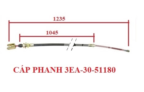 CÁP PHANH TAY TRÁI KOMATSU 3EA-30-51180