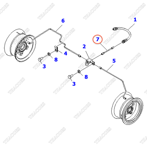 Ống ti ô dầu phanh 3EB-38-51530