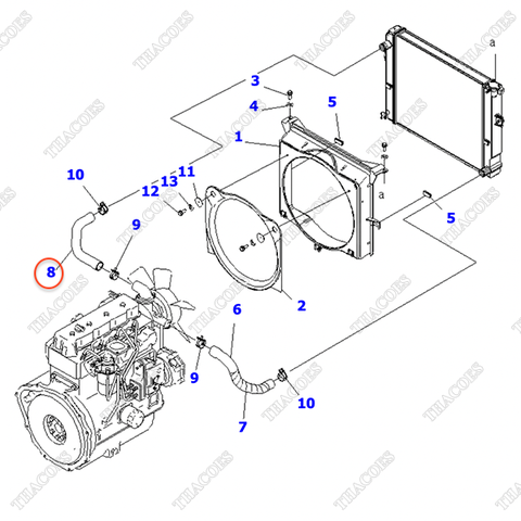 Ống nước trên 3EB-04-52130