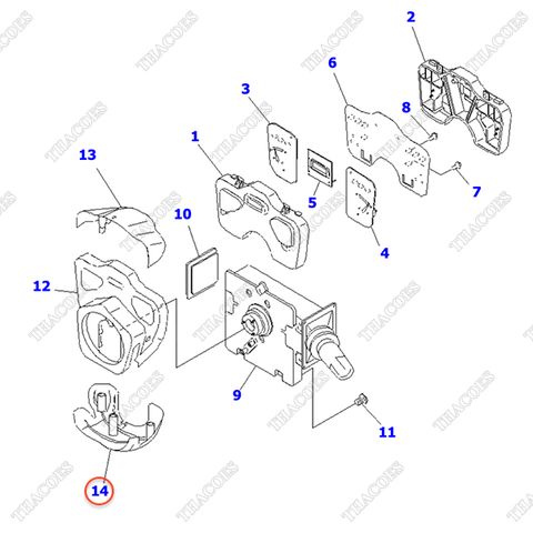 Vỏ ốp 3EB-55-53120; YZ769100-883