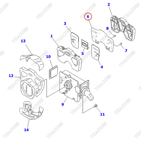 Mạch điện YZ769810-717 (AT-MT, có báo góc lái)