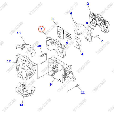 Mặt kính đồng hồ YZ769314-390