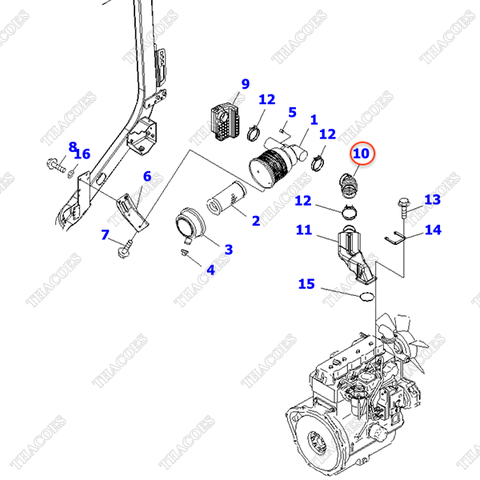 Ống nạp gió 3EB-02-52220