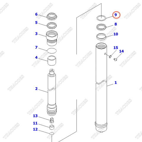 Căn đệm 30B-63-11330 (K23) (cao 4-5m, khung 2T2L)