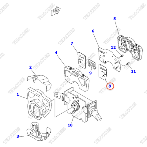 Đồng hồ báo nước YZ52622-111