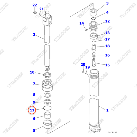 Vòng đệm oring 3RB-64-19140 (K31)