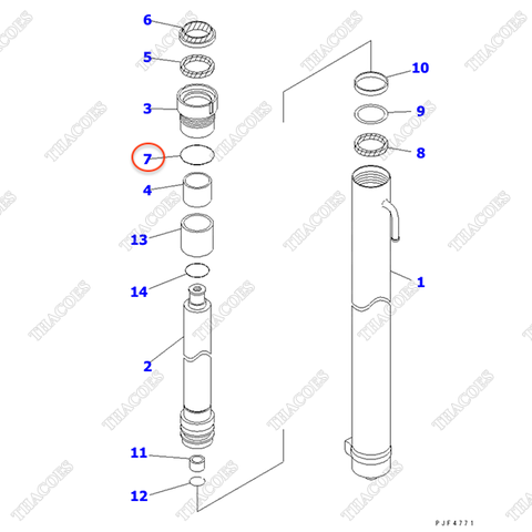 (4m-6m) Oring 30B-63-11280 (K24)