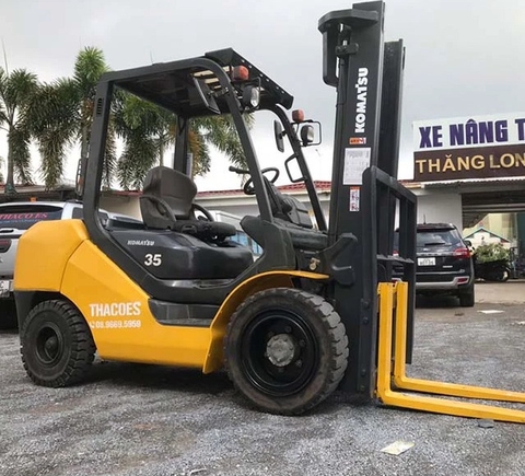 Xe nâng dầu Komatsu 3,5 tấn Nhật Cũ
