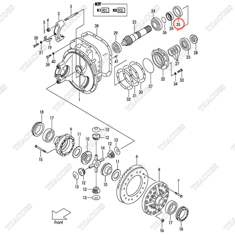 Phớt dầu 124T3-52351
