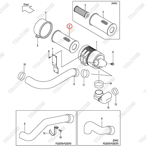 Lọc gió ngoài 230C1-02061
