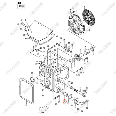 Lọc thô hộp số trung gian 124U3-82521 (WC)