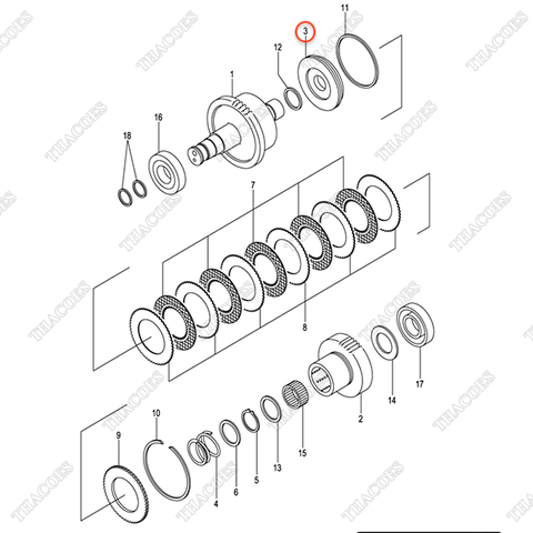 (2nd) Piston ly hợp số 143E3-82431