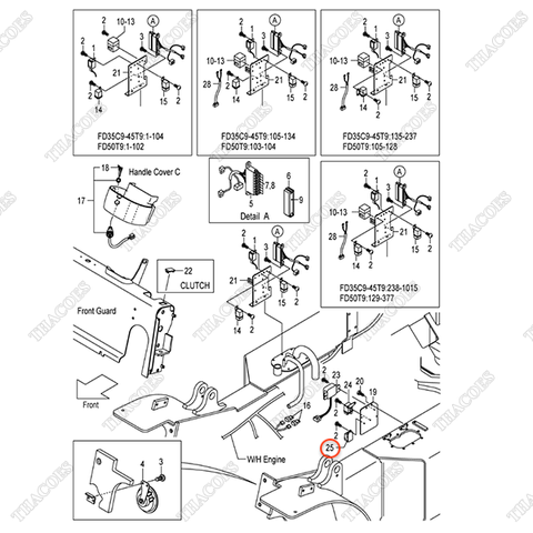 Rơ le thời gian sấy 243C2-42421