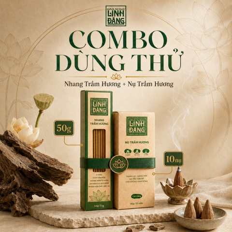 COMBO DÙNG THỬ LINH ĐĂNG - NHANG 50G + NỤ 10 VIÊN