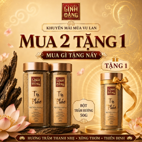 Combo 3 Hộp Bột Trầm Hương Tụ Phúc Cao Cấp