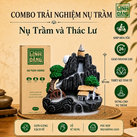 Combo Trải Nghiệm Nụ Trầm Linh Đăng Non Bộ 2