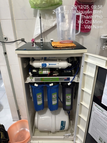 MÁY LỌC NƯỚC KHÔNG RA NƯỚC