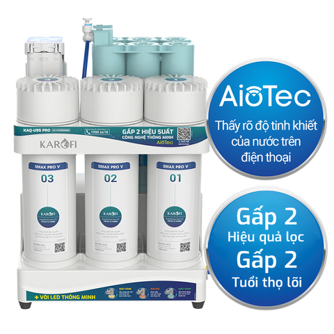Máy lọc nước RO Karofi KAQ-U95 Pro