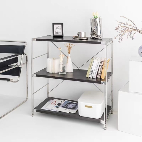 Kệ gỗ 3 TẦNG trang trí lắp ráp, cao cấp