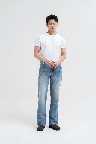 CT01- QUẦN JEAN FORM BOOTCUT CẠP THẤP