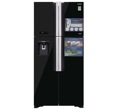 Tủ lạnh Hitachi Inverter 540 lít R-FW690PGV7 (GBK - Đen) Chính hãng