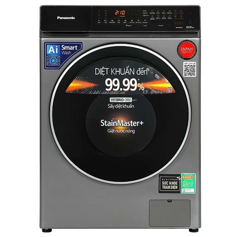 Máy giặt Panasonic Inverter 9.5 Kg NA-V95FC1LVT - Chính hãng
