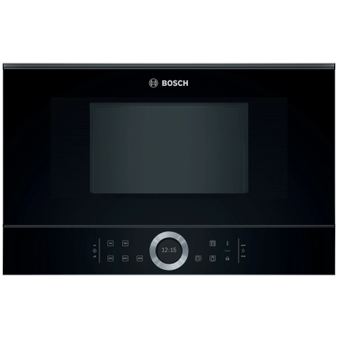 LÒ VI SÓNG ÂM TỦ BOSCH BFL634GB1 SERIE 8 21 LÍT MẶT KÍNH ĐEN