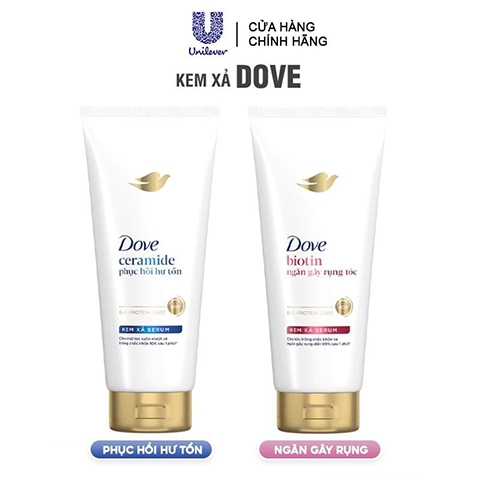 Kem xả Dove hỗ trợ phục hồi tóc ngăn gãy rụng