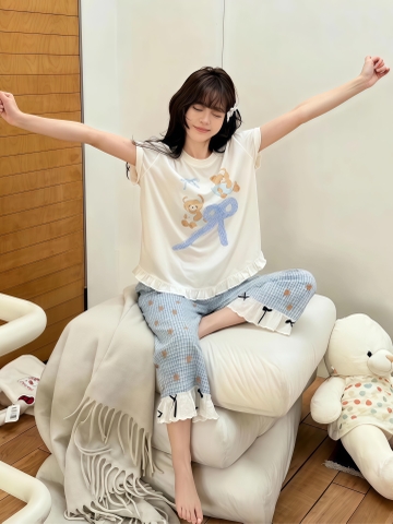 Tnqd cotton gấu Xanh