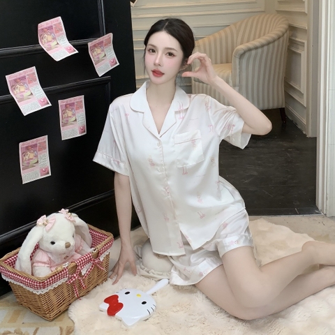 Đùi thỏ nơ Kem