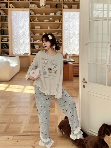TD cotton quần xanh bèo