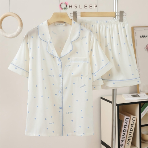Đùi cao cấp tim love Hồng Xanh