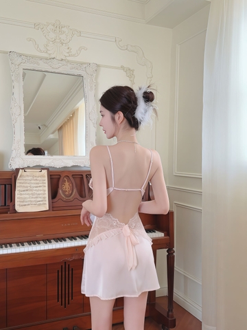 Váy 2 dây hở lưng 3 màu