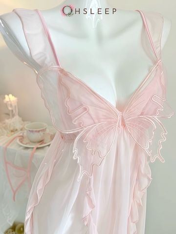 Váy 2d bướm Hồng