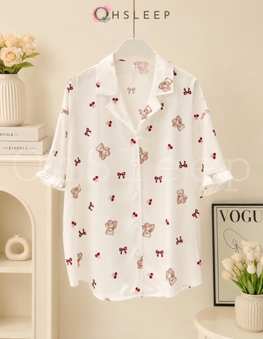 Đùi cc gấu nơ Trắng
