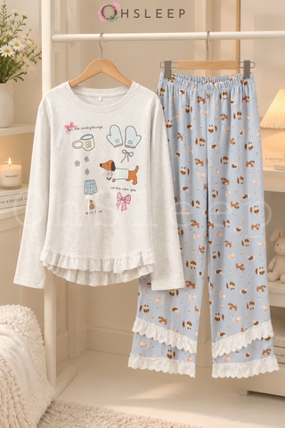 TD cotton quần xanh bèo