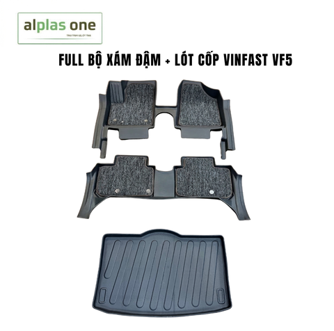 Bộ thảm lót sàn ô tô Vinfast VF5/Herio Green