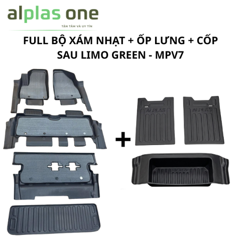 Bộ thảm lót sàn ô tô Vinfast Limo Green/MPV7