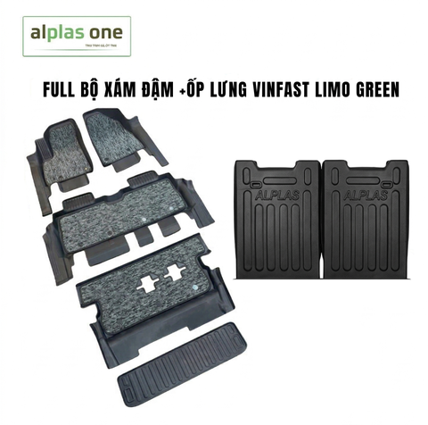 Bộ thảm lót sàn ô tô Vinfast Limo Green/MPV7