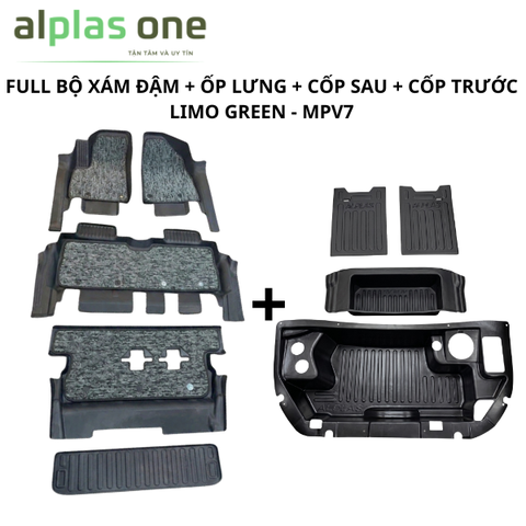 Bộ thảm lót sàn ô tô Vinfast Limo Green/MPV7