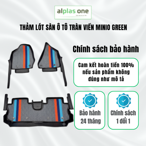 Bộ thảm lót sàn ô tô Vinfast Minio Green/VF2