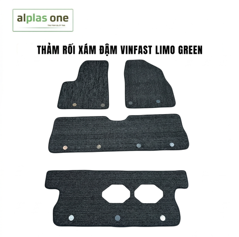 Bộ thảm lót sàn ô tô Vinfast Limo Green/MPV7