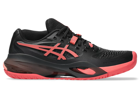 Giày Pickleball/Tennis nữ Asics GEL-RESOLUTION X BLACK/SIENNA