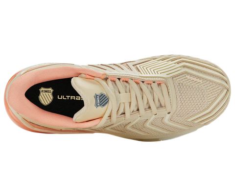 Giày Pickleball Kswiss ULTRASHOT 4 WHITECAP GRAY/PEACH PARFAIT/EGRET