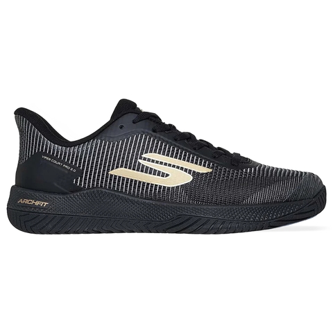 Giày Thể Thao Nam Skechers Go Pickleball Viper Court Pro 2.0 Black Gold